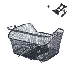 Basil Base M MIK, Cykelkorg för pakethållare, Svart