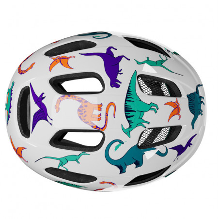 Lazer Pnut KinetiCore 2.0, Dinosaurs. GS (Turnfit), Cykelhjälm barn