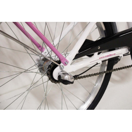 Sandnäs Bella, 24", 3-vxl , Vit, Flickcykel