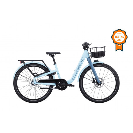 Embla Jr City 24", 3-vxl, Blå, Barncykel