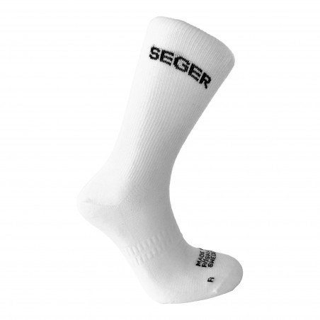 Seger Pacer Light White Running Socks, Sportstrumpor