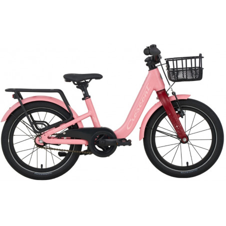 Crescent Embla Jr City 16", Oväxlad, Rosa, Barncykel