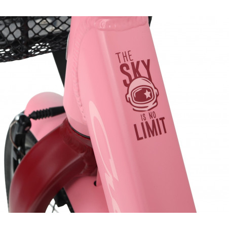 Crescent Embla Jr City 16", Oväxlad, Rosa, Barncykel