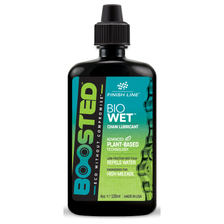 Finish Line BOOSTED Bio Wet 120 ml, Kedjesmörjmedel