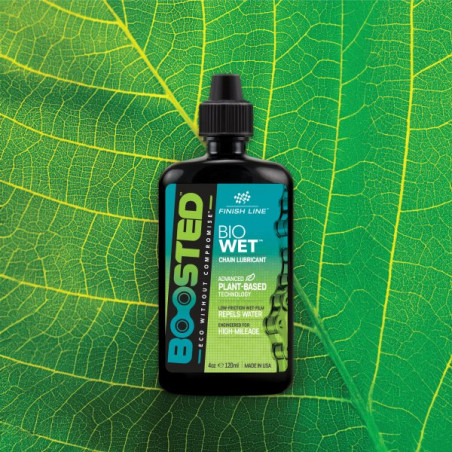 Finish Line BOOSTED Bio Wet 120 ml, Kedjesmörjmedel
