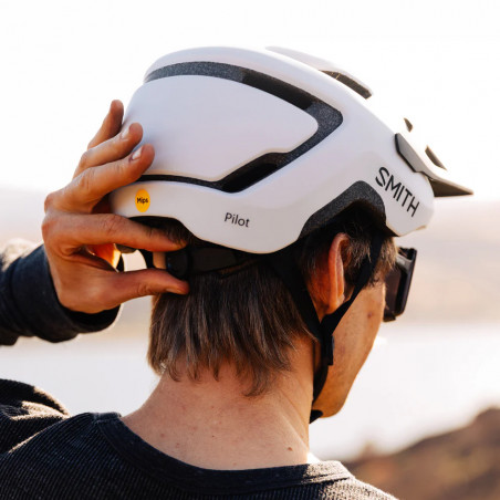 Smith Pilot Mips Matte White, Cykelhjälm