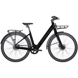 Nishiki Poseidon, Unisex, 7-växlar, Blank Svart, Elcykel