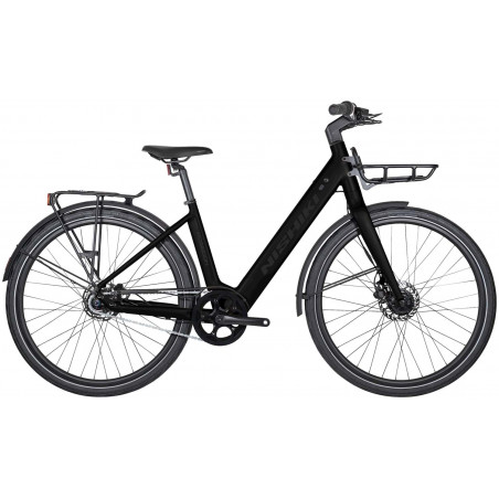 Nishiki Poseidon, Unisex, 7-växlar, Blank Svart, Elcykel