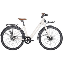 Nishiki Poseidon, Unisex, 7-växlar, Blank Vanilj, Elcykel