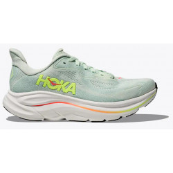 Hoka Clifton 10, Dam, Sea Glass/Neon Flame, Löparsko