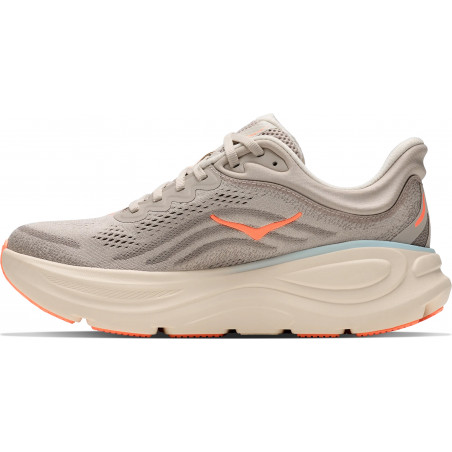 Hoka W Bondi 9, River Rock Grey/Mineral Orange, Dam, Löparsko