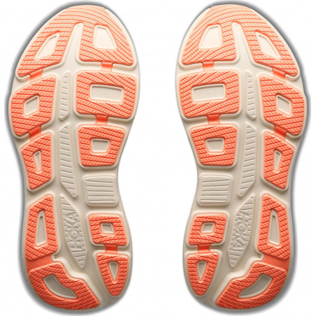 Hoka W Bondi 9, River Rock Grey/Mineral Orange, Dam, Löparsko