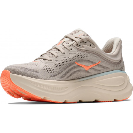 Hoka W Bondi 9, River Rock Grey/Mineral Orange, Dam, Löparsko