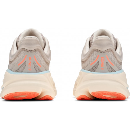 Hoka W Bondi 9, River Rock Grey/Mineral Orange, Dam, Löparsko