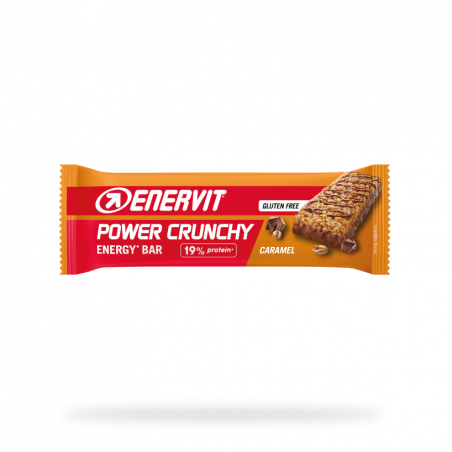 Enervit Power Crunchy bar, Caramel, Glutenfri, Energibar