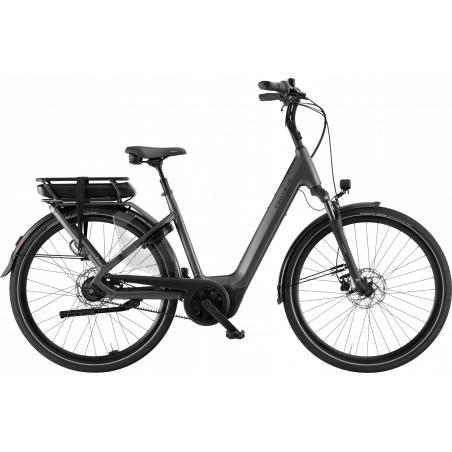 Pegasus Siena E7F Belt, Black Metallic Matt, 50 cm, Elcykel