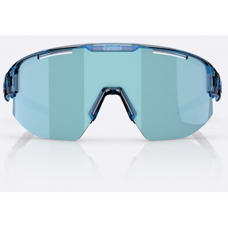 Bliz Matrix Transparant Blue/Iceblue Mirror, Sportglasögon