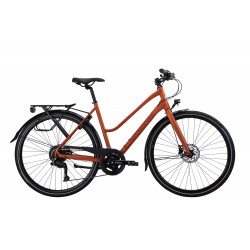 Crescent Holma Orange Lava 28" – Hybridcykel 18 växlar