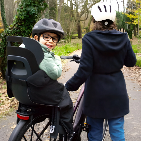 Bobike GO Maxi AVS+ cykelbarnstol för pakethållare