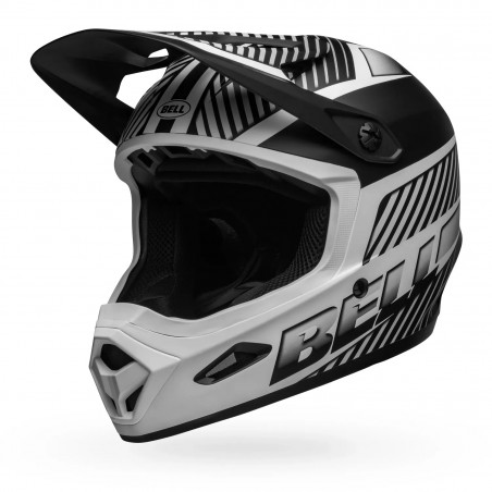 Bell Transfer Fullface, Matte Black/White, Cykelhjälm Downhill & MTB