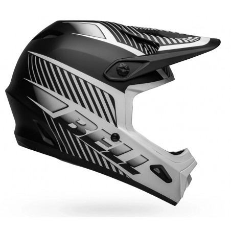 Bell Transfer Fullface, Matte Black/White, Cykelhjälm Downhill & MTB