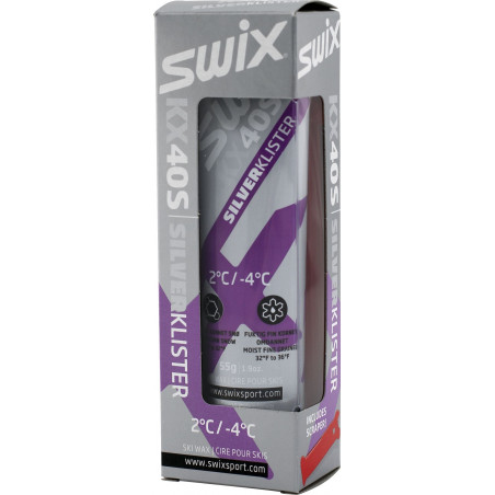 SWIX KX40S KLISTER silver -4/+2, 55g