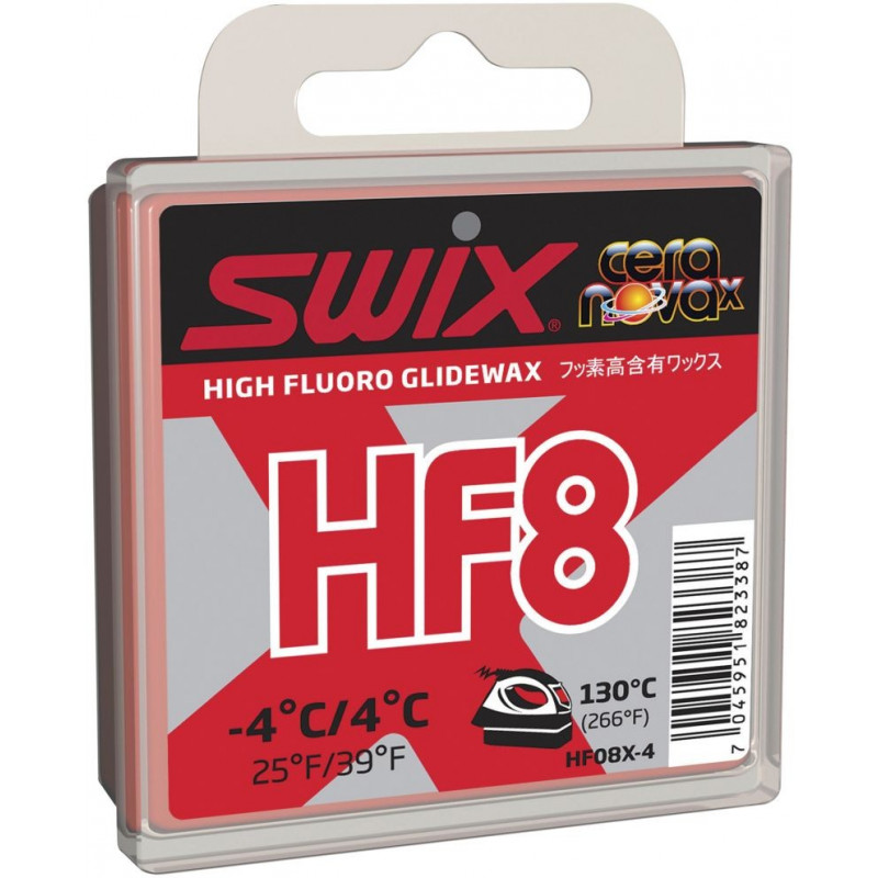 Swix HF8X Röd -4/4 grader, 40 g