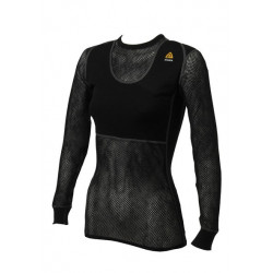 ACLIMA WOOLNET SHIRT CREW NECK WMN BLACK