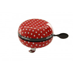 Basil Big Bell Polkadot, Red/White Dots 80mm