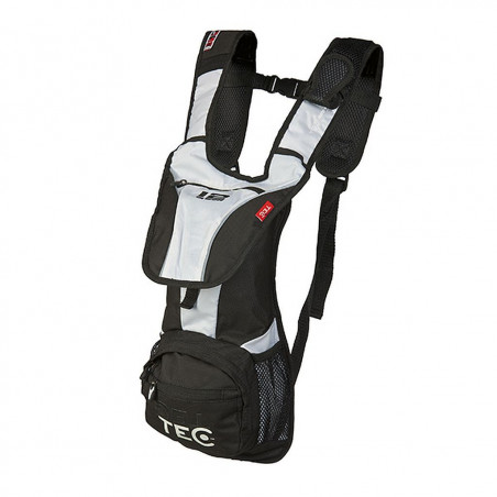 RYGGSÄCK M. 2L VATTENSÄCK, TEC 7.5L svart/vit