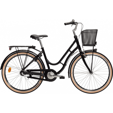 Monark Karin, 3-växlar 51 cm Fotbroms Svart Färg 2020