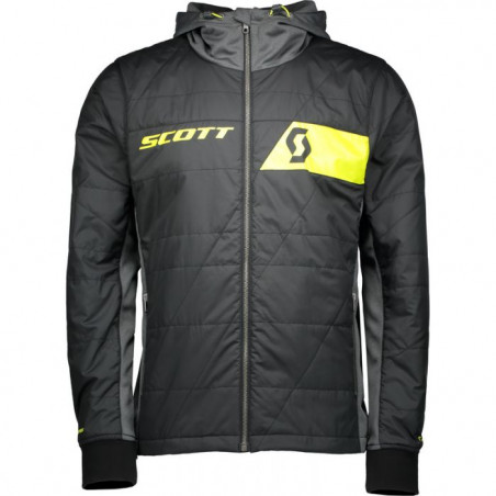 Scott Jacket Factory Team Insulation Black/Sulphur Yellow REA