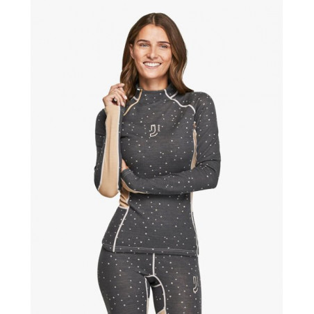 Johaug Maven Wool Half Zip SHDOW Merinoullströja REA