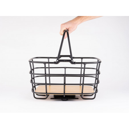 Cykelkorg Atran Duo L Svart AVS