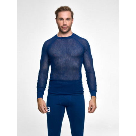 Dählie AirNet Wool Allnet Top, Estate Blue, Men