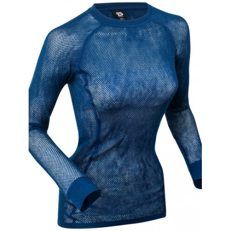 Dählie AirNet Wool Allnet Top, Estate Blue, Wmn