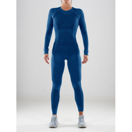 Dählie AirNet Wool Allnet Top, Estate Blue, Wmn