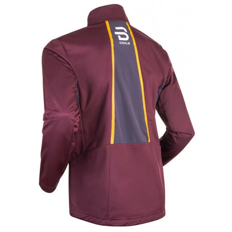 Dählie Jacket Contender Men Längdskidjacka, Vinröd REA