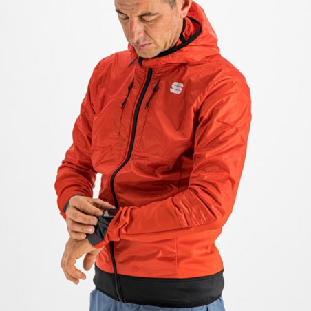 Sportful Cardio Tech Wind Jkt, Red, Skidjacka Herr
