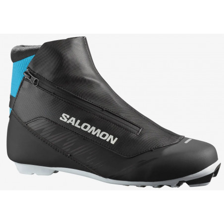 Salomon RC8 Prolink, Black/Process blue, 2023, Längdskidpjäxa