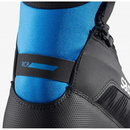 Salomon RC8 Prolink, Black/Process blue, 2023, Längdskidpjäxa