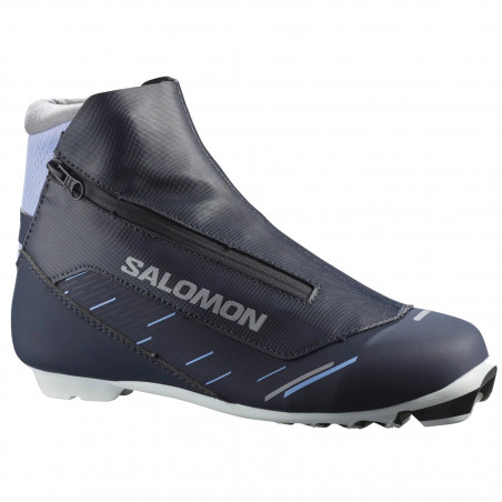 Salomon RC8 vitane Prolink Ebony/Kentucky Blue, Dampjäxa