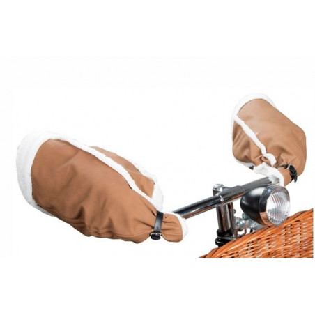 Basil Hand Warmers, Brown/White