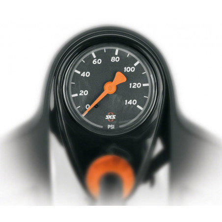 SKS Floor Pump Air-X-Press 8.0 8 bar/116 PSI, Black, Cykelpump