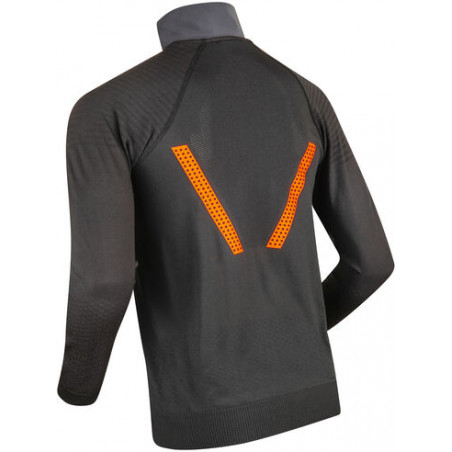 Dahlie Jacket Seamless Push Herr, Dark Grey Melange, Längdskidjacka