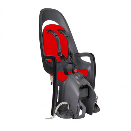 Hamax Caress Lockable Bracket, Grey/Red, Cykelbarnstol