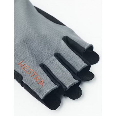 Hestra Bike Guard Short 5-finger Charcoal/Koks, Cykelhandskar
