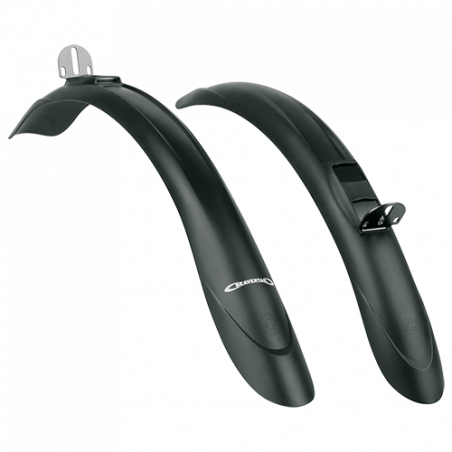 SKS Mudguard Beavertail XL set, Fram och bak, 26"-28", Stänkskydd