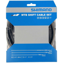 Shimano Växelvajerset Mtb rostfri, svart, 300cm hölje