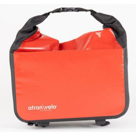 Atran Travel Top, Röd/Svart, AVS, Cykelväska